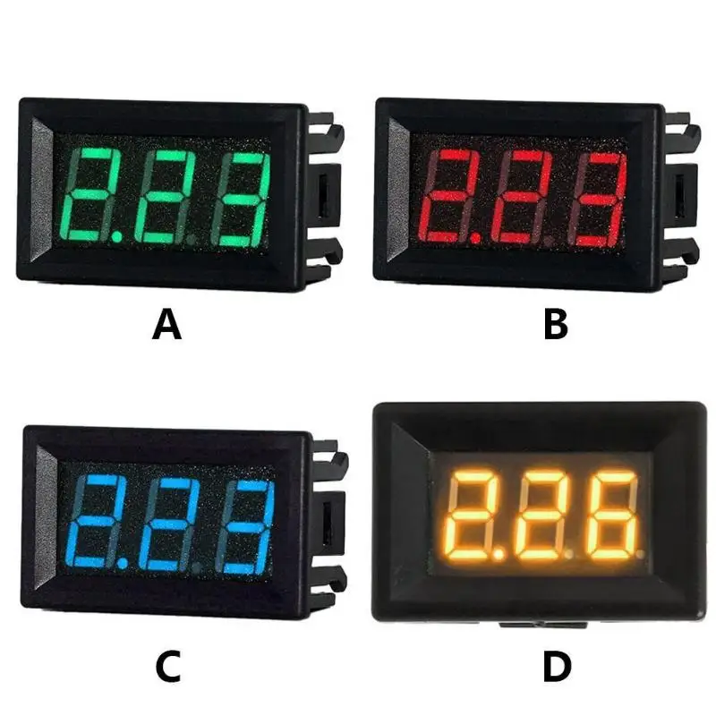Мини 0.56in светодиодный цифровой дисплей DC 0-10A Амперметр измеритель тока ампер Панель цифровой вольтметр Амперметр светодиодный дисплей Вольтметр инструмент