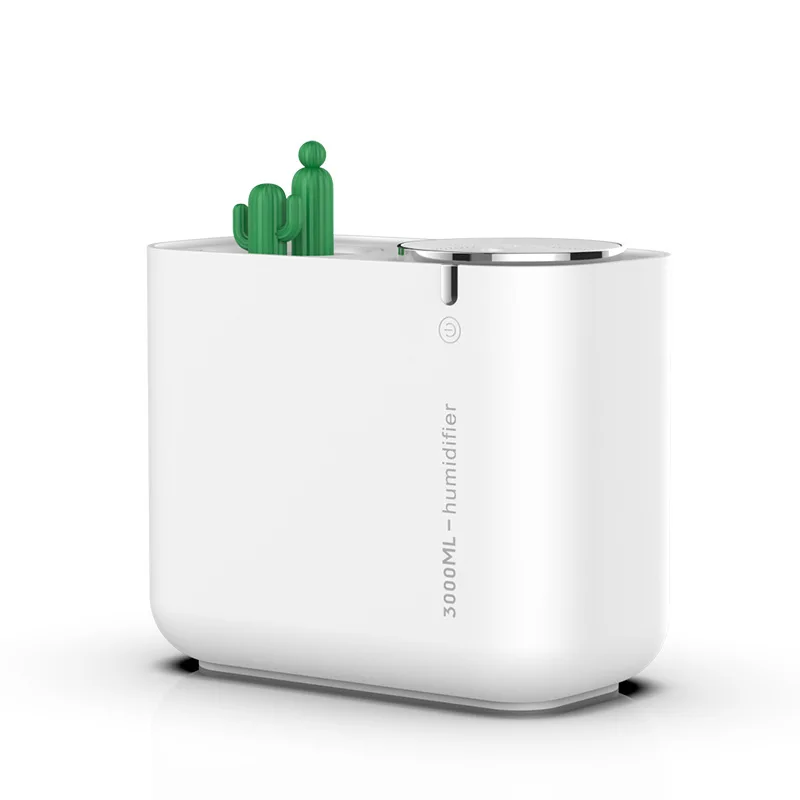 

3000ml Double Nozzle Humidifier USB Large Capacity Home Office Humidifier Bedroom Desktop Silent Aroma Diffuser