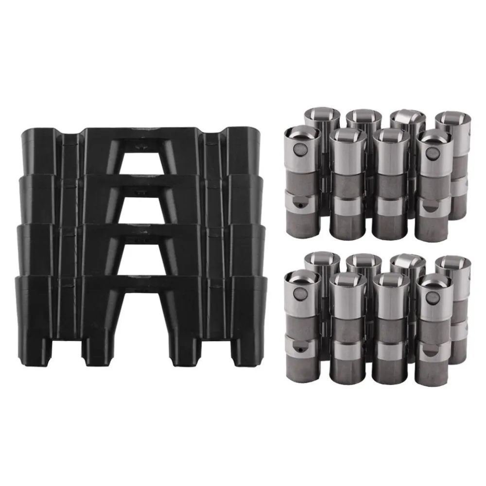 Automotive High Performance Valve Tappet LS7 LS2 16 Performance Hydraulic Roller Lifters& 4 Guides 12499225 HL124