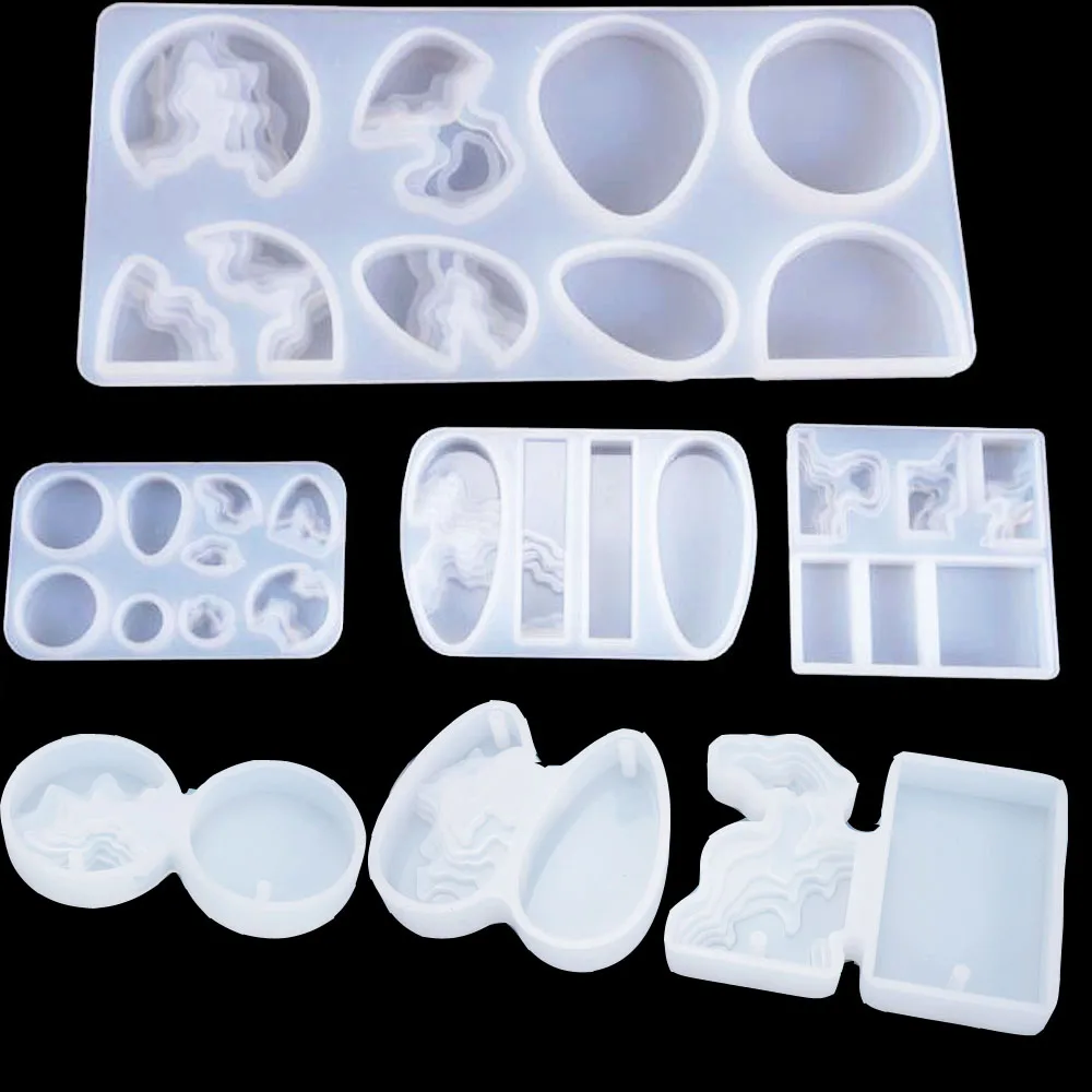 

Seashore Silicone Mold Craft Nature Coastline Mold Resin jewelry DIY Summer Beach Landscape Mold UV epoxy Resin Pendant Mold