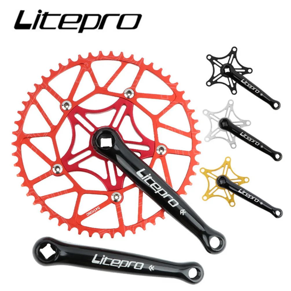 Litepro 130BCD Кривошип для велосипеда складной велосипед Сверхлегкий квадратный из