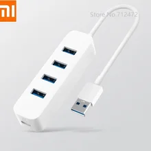 Xiaomi Mini USB3.0 splitter четыре USB3.0 Высокоскоростная передача общего назначения интерфейс Поддержка горячей замены USB-C интерфейс