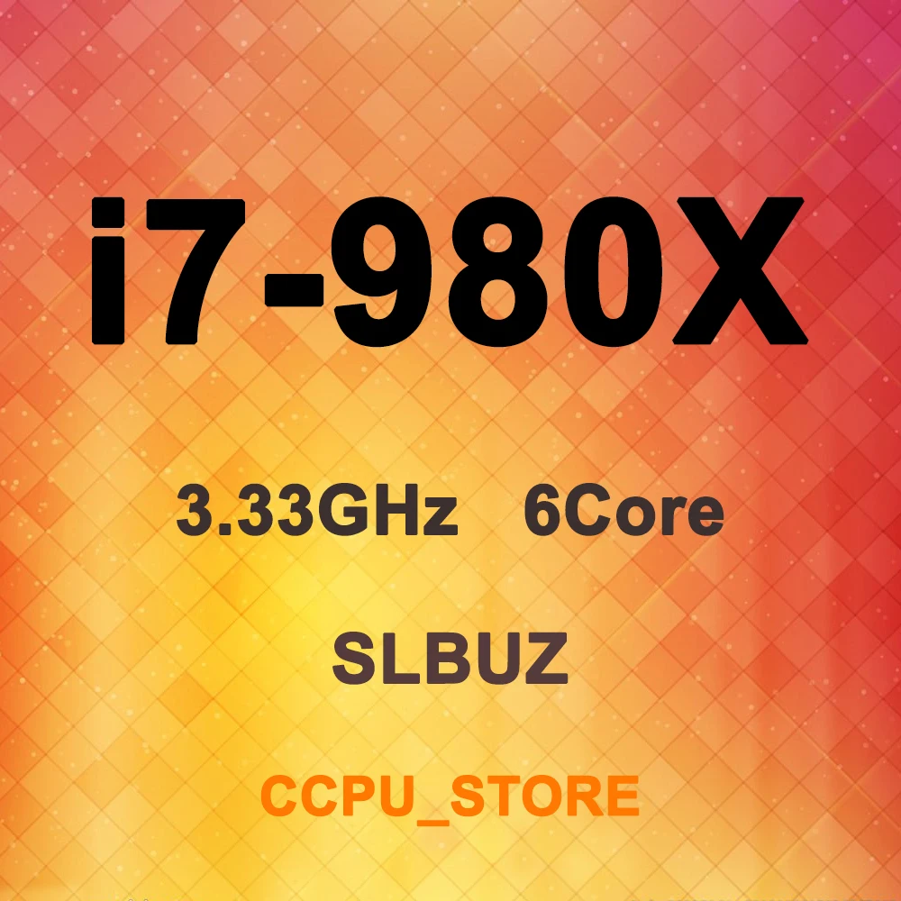 Core i7-980X SLBUZ 3.33GHz 6Core 12Thread 12MB 130W LGA1366 CPU Processor | Компьютеры и офис