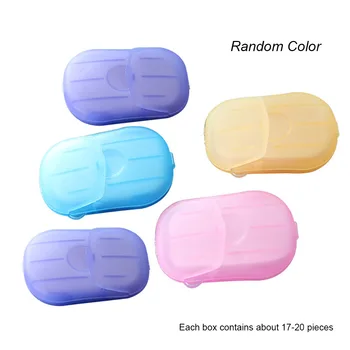 

1 Box Soap Papers Travel Portable Disposable Soap Flakes Scented Foaming Mini Slice Sheets Hand Washing Cleaning Supplies