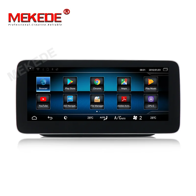 MEKEDE 2DIN Android 9.0 8 core 4G+64G 4G LTE Car GPS Navigation Multimedia Player for Mercedes Benz B Class W246 BT Touch Screen