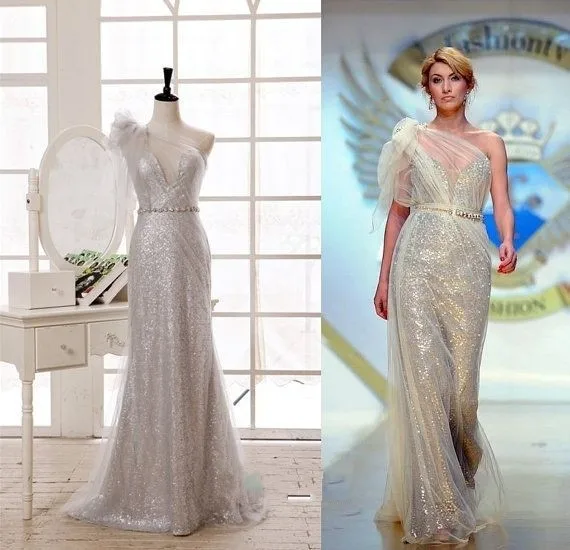 Robe de mariee элегантное платье на одно плечо robe de moisel d'honneur вечерние платья с блестками для выпускного вечера vestido de festa платья подружек невесты