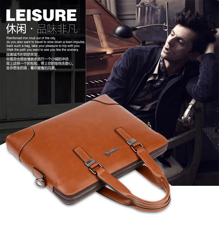 

Daishu New Style Men's Bag Business Briefcase Hand Computer BAG Recruitment