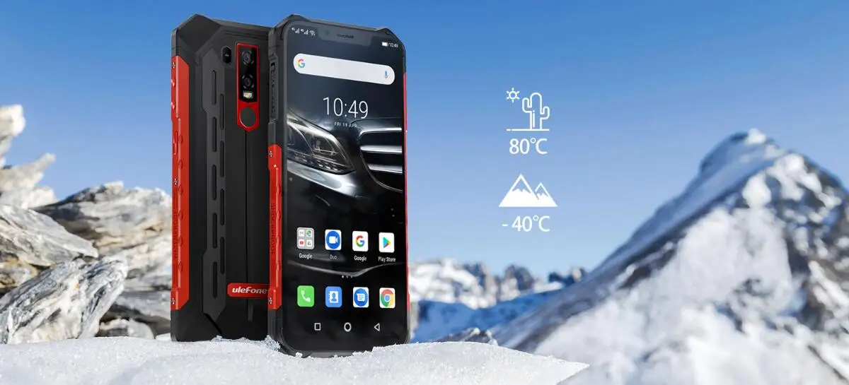 Ulefone Armor 6E водонепроницаемый IP68/IP69 прочный телефон 6,2 ''Helio P70 Otca-core Android 9,0 4 Гб+ 64 Гб беспроводной зарядки NFC Смартфон