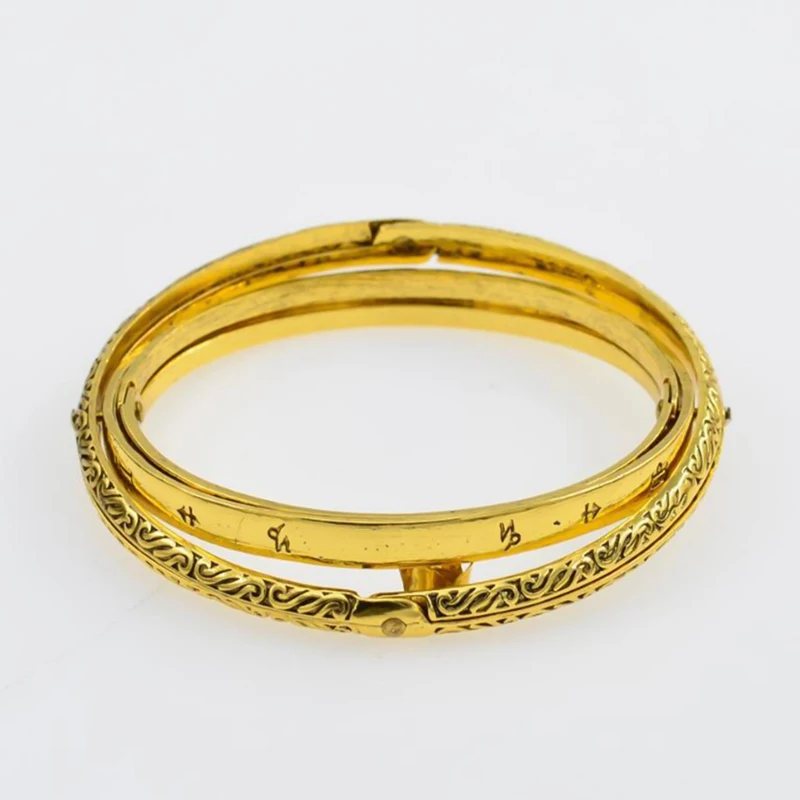 Creative Astronomical Ball Magic Spherical Bracelet Cosmic Couple Lover Jewelry Vintage Rotating Armillary Sphere Bangle