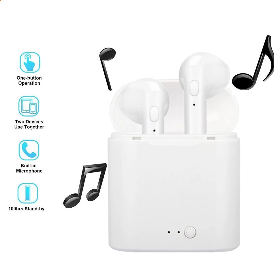 

i7s TWS Wireless Headphone Bluetooth 5.0 Earphone Stereo Earbuds Sports Handsfree Headset Binaural call Smart phone general