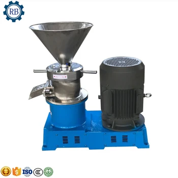 

Mini food emulsifying processing equipment 10-100kg/h for home / peanut butter chili butter colloid mill