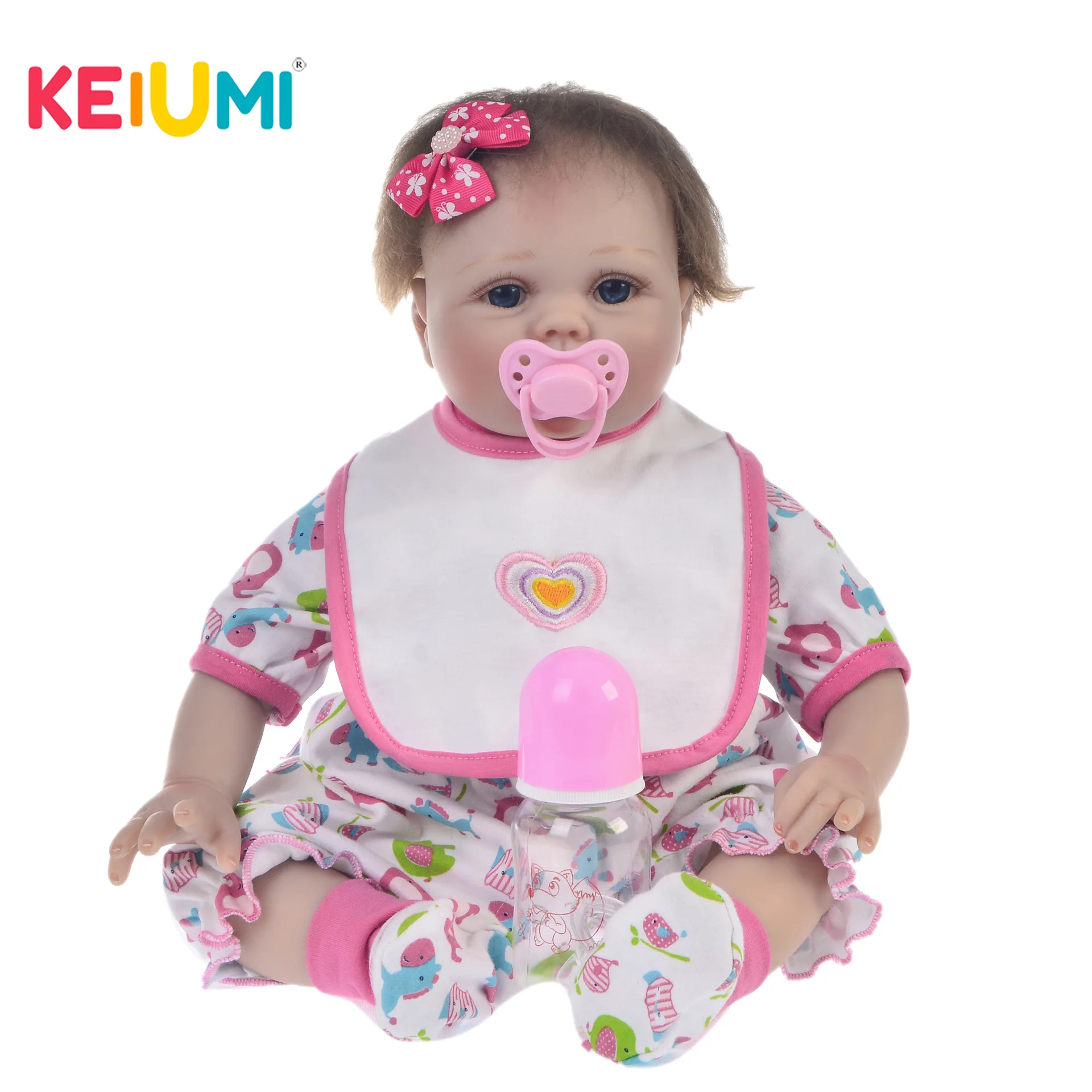  Keiumi Hot Selling 55cm Reborn Baby Doll Model Baby Reborn Baby