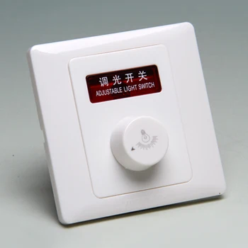

Dimming light control switch knob LED dimming switch panel 86 type 630W high power,adjustable light switch