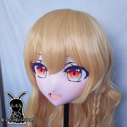Кролик 33) кроссдресс девушка BJD кукольная маска проект Tōhō мультфильм аниме реалистичные силиконовые Кирито Marisa Косплей Маска кигуруми трансвестит