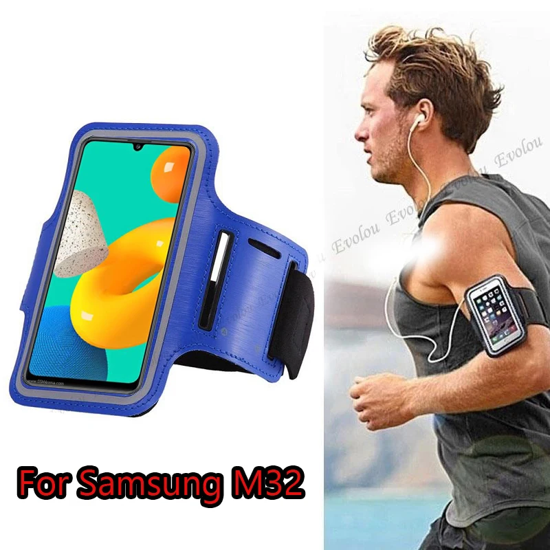 Running Sport Arm band Pouch Case For Samsung Galaxy M32 M62 F52