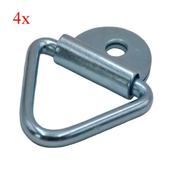 

4x Tie Down Lashing D Ring Strap Rope Anchor Cheat Anchor for Truck Trailers