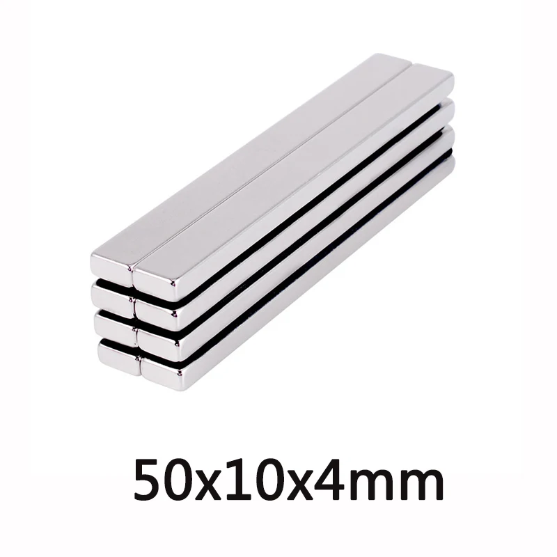 1/2/3PCS 50x10x4 mm Search Major Quadrate Magnet Powerful Magnets 50x10x4mm Strong Block Neodymium Magnets 50*10*4 mm