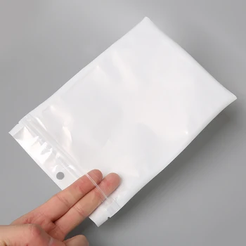 

Retail Packaging Self Seal Portable Jewelry Store Poly Pack Storage Bag With Hanging Hole Ziplock Durable