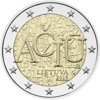 

Lithuania 2015 2 Euro Unc 100% Real Genuine Original Coin,comemorative Collection Coins
