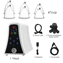 

Breast Vacuum Massager Smart Touch Screen Multiple Size Suction Pump Massage Cup Massage Slimming Suitable for Home and Salon