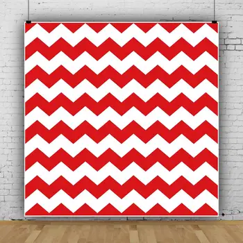 

Laeacco Photo Backgrounds Red Chevrons Stripes Birthday Party Decor Customized Poster Photographic Backdrop For Photo Studio