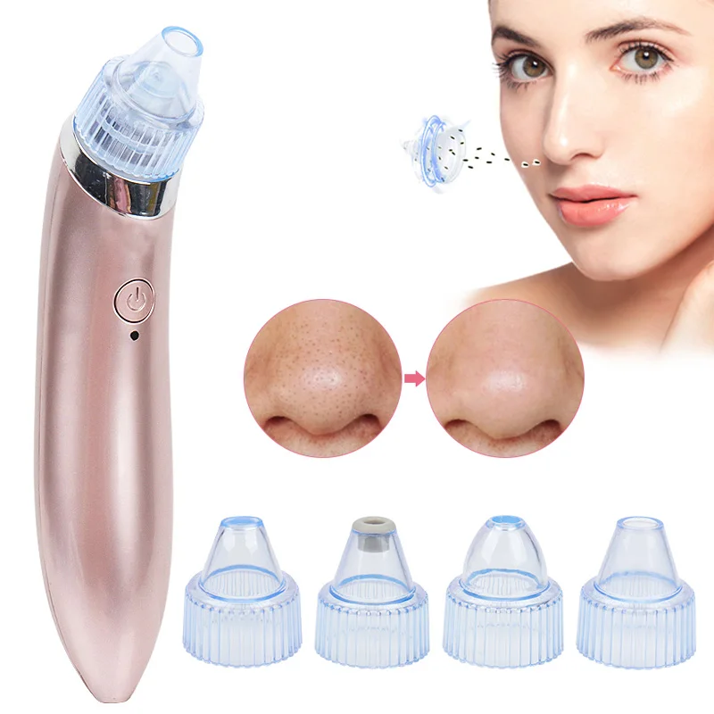 Facial Blackhead Remover Electric Acne Cleaner Black Point Vacuum Cleaner Tool Black Spots Pore Cleaner Machine Makeup Set new electric analyzer detection lcd display digital tester for moisture oil fluorescent agent content facial moisturizing