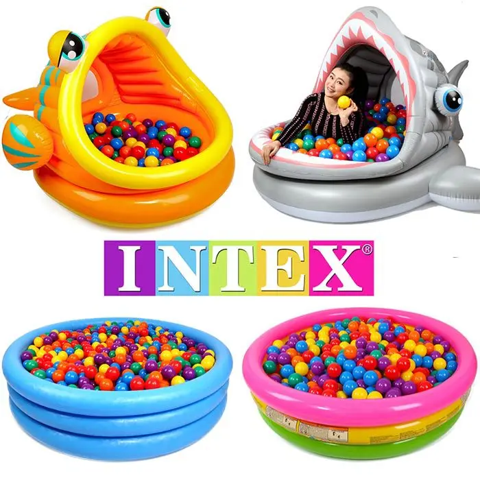 

INTEX Children Swimming Pool Family Inflatable Pool Infant Oceans Ball Pool Sandbox Adult Bath Toy