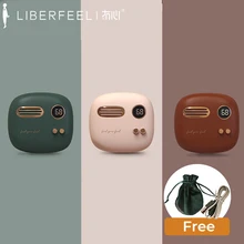 

New Liberfeel Maoxin 2 in 1 retro hand warmer power bank digital display powerbank Chargeable usb heater 2 side warm for travel