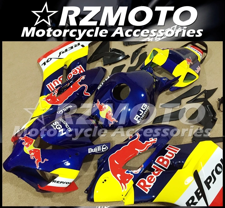 ABS мотоцикл обтекатель комплект для HONDA CBR1000RR 2004-2005 год кузов литья под давлением Магазин № 1337