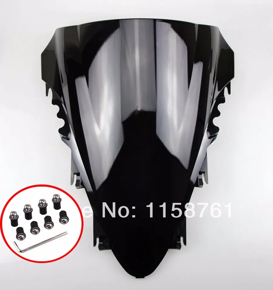 Черный копченый лобовое стекло для корпуса для yamaha yzf r1 2007 2008