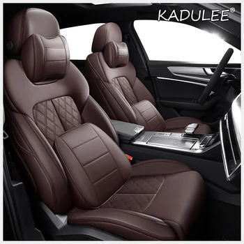 

KADULEE Custom Leather car seat covers For Haima Freema Family M8 3 V70 F7 S6 M3 M6 Automobiles Seat Covers