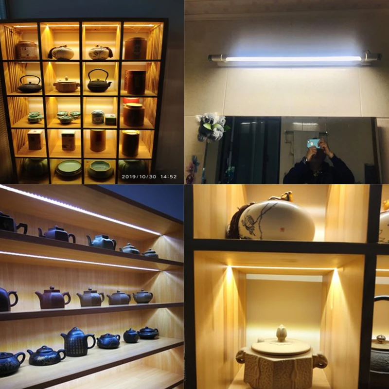 10pcs LED Bar Lights 220V Strip Lights for Cabinet