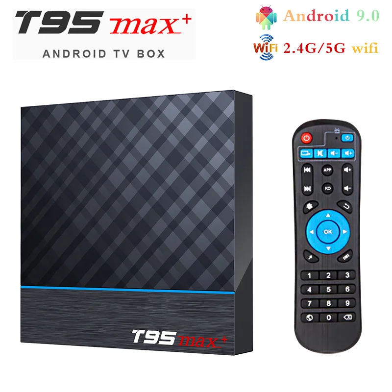 ТВ-приставка T95 MAX Plus + Android 9 0 Amlogic S905X3 4 Гб ОЗУ Wi-Fi | Электроника