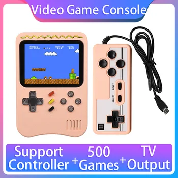 

Video Game Console, Handheld Portable Console, Built-in 500 Retro Games, Support Double Player, Gift For Kids, 2020 New Upgrade