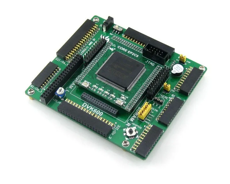 

Altera Cycone Board EP2C8Q208C8N ALTERA Cyclone II FPGA Development Board+3.2inch LCD+12 Modules= OpenEP2C8-C Package A