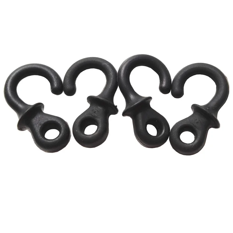 양궁 복합 활 끈 안정기 댐퍼, 원숭이 꼬리 고무 안정기, 진동 댐퍼, 사냥 액세서리, 4 개