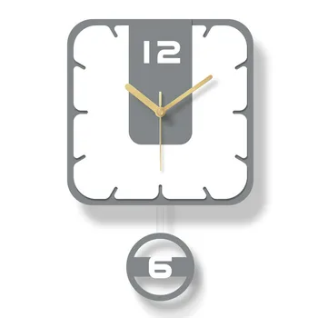 

Creative Mute Modern Design Large Wall Clock Clocks for Home Kitchen Living Room Decor Battery Operated Silent