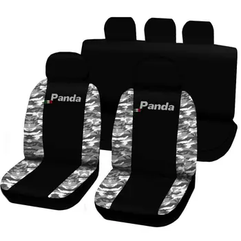 

COPRISEDILI FIAT PANDA EASY DAL 2016 CON LOGO NERO - MIMETICO CHIARO