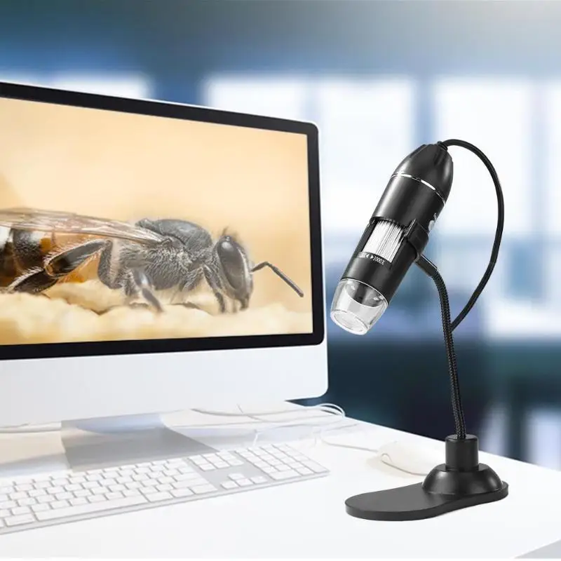 Портативный увеличительный эндоскоп светодиодный USB 2 0 цифровой микроскоп