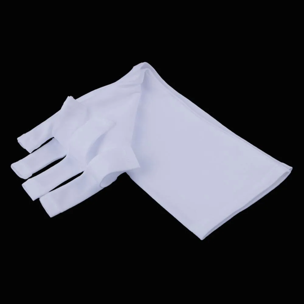 1 пара Защита от УФ-излучения перчатки УФ-защита перчатки дизайн ногтей гель перчатки с защитой от УФ светодиодная лампа для сушки ногтей светильник инструмент