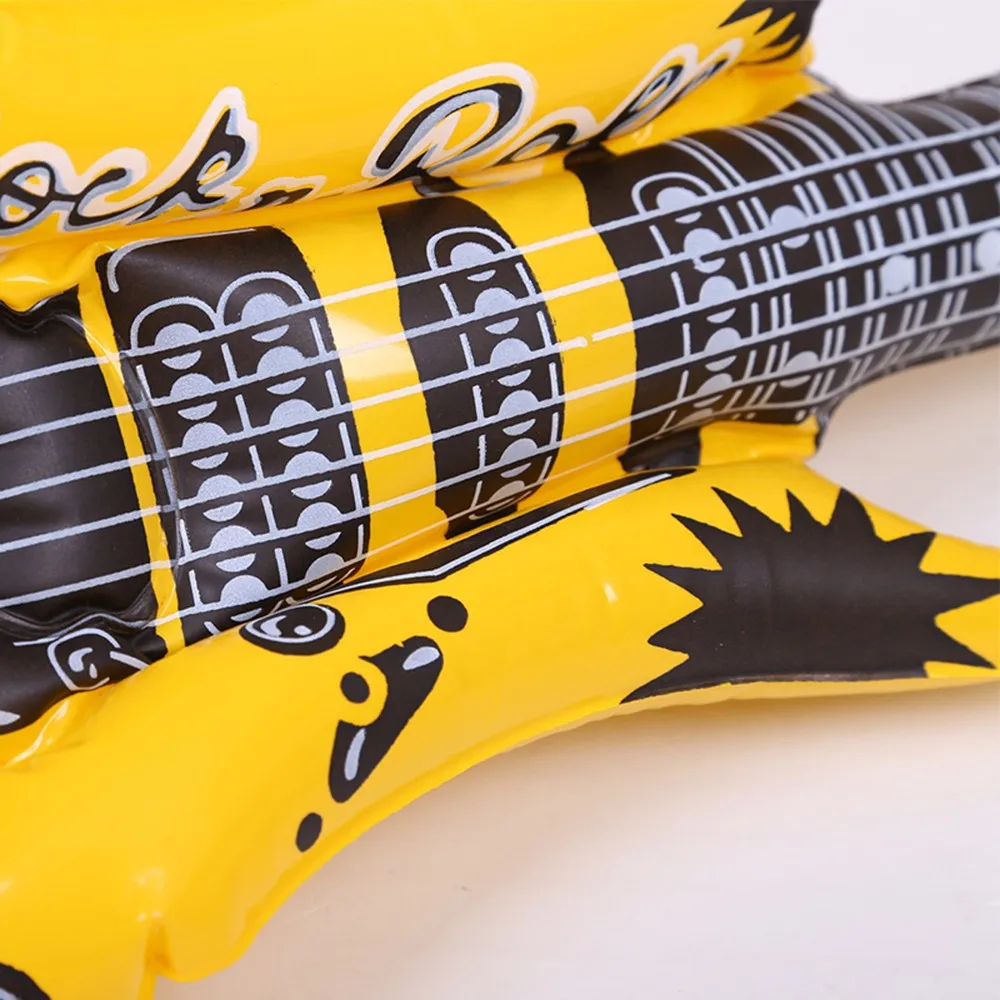 2020 New Arrival Children Kids Rock Roll Fashion Inflatable Toy Air Filler Guitar PVC Birthday Creative 2