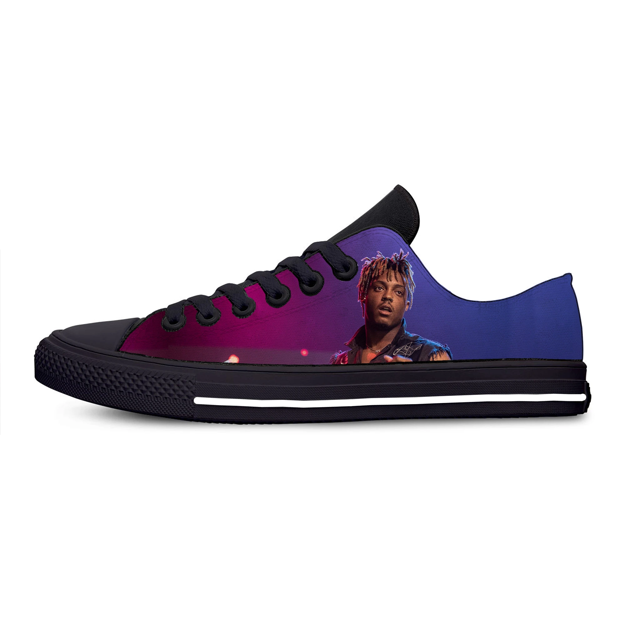 Juice Wrld Hip Hop Rapper Hot Cool Funny Fashion Casual Cloth Shoes Low Top  Lightweight Breathable 3d Print Men Women Sneakers - Casual Sneakers -  AliExpress
