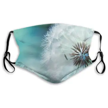 

Fillter Face Cloth for Men Natural Dandelion Reusable Cold Mouth Replaceable Ear Loops for Running Double Protection