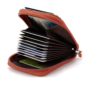 

Cardholder Women Men ID Credit Bank Business Card Holder Wallet Male Female Purse Case Cover For Document Bussiness Pack Cart