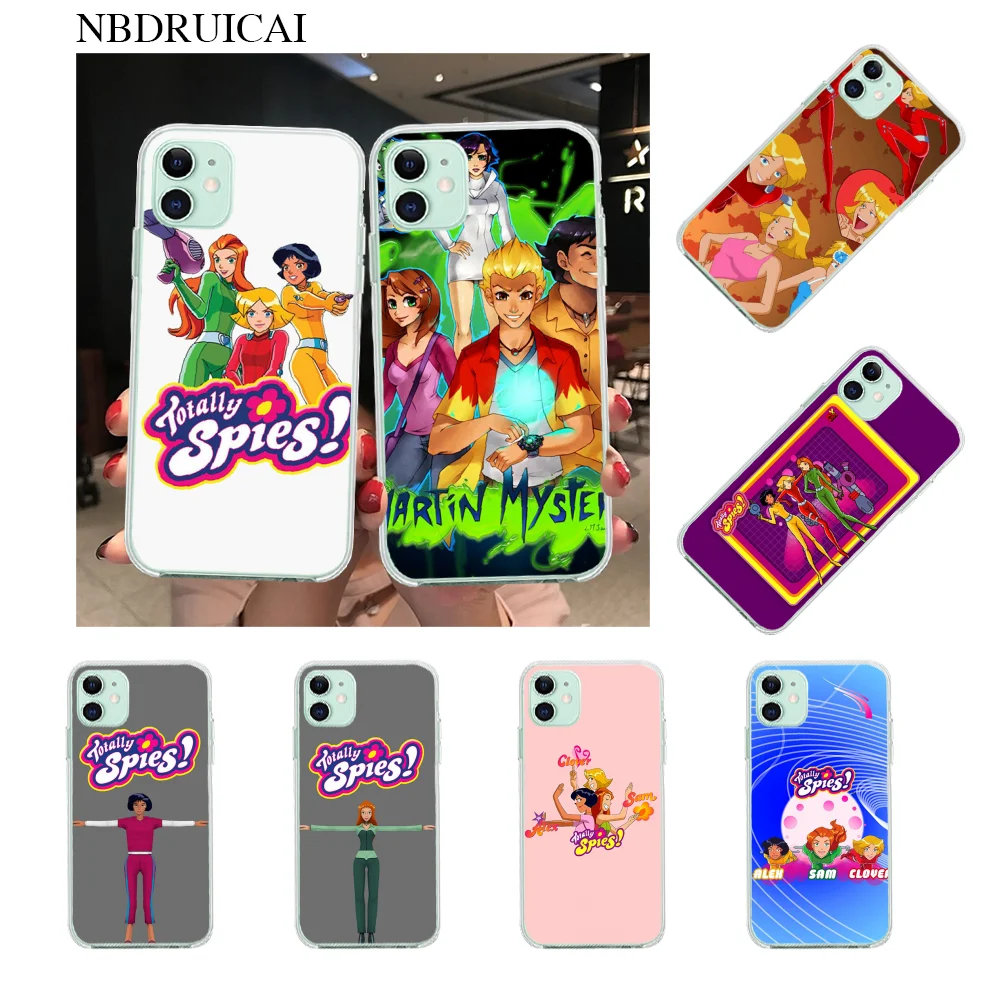 

NBDRUICAI cartoon Totally Spies Luxury Unique Design Phone Cover for iPhone 11 pro XS MAX 8 7 6 6S Plus X 5S SE XR case