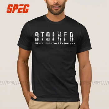 

Printed T Shirts Stalker Game Radiation Printed T-Shirts Man Round Collar Short Sleeve Tee Men's Print Your Tops 100% Cotton