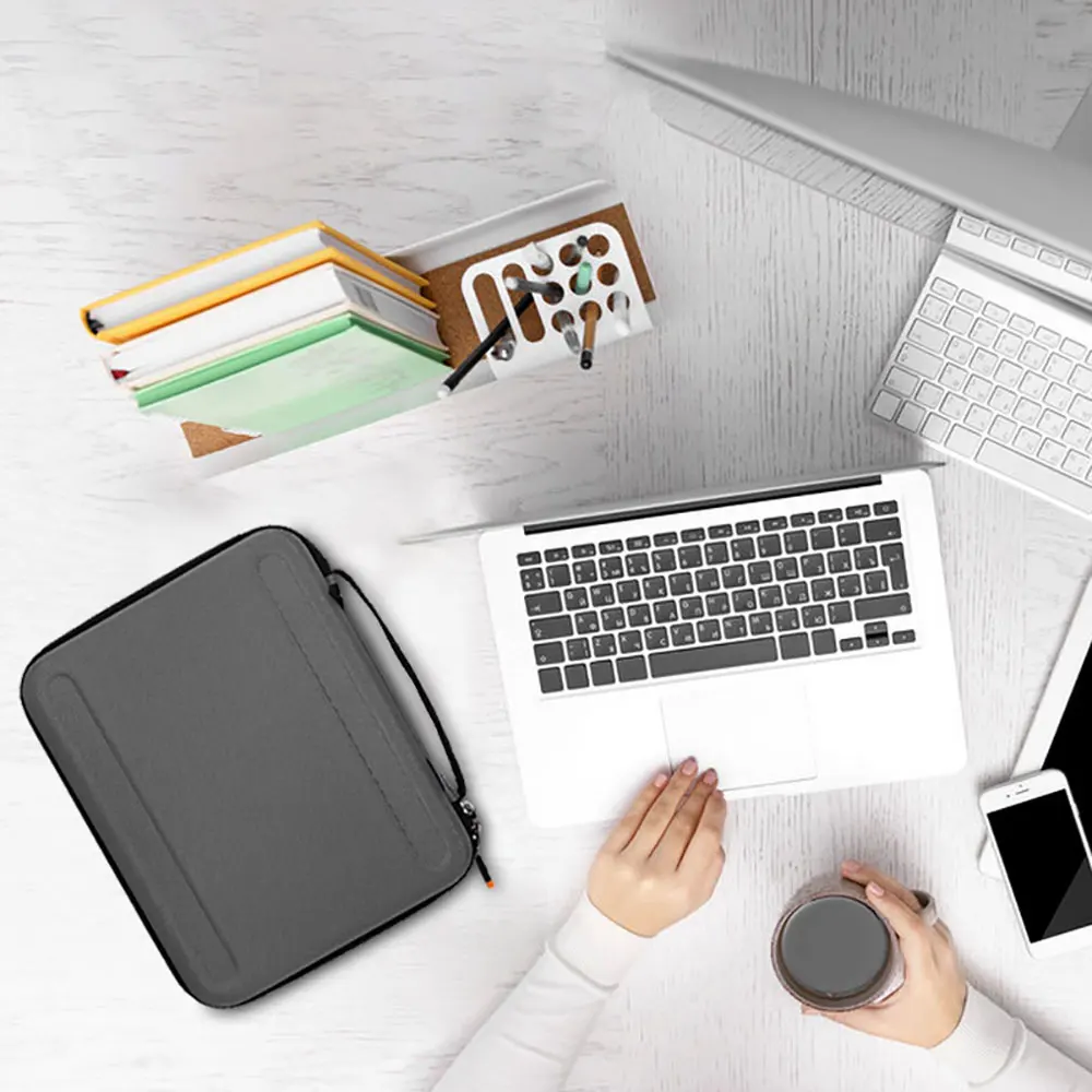 Wiwu-eva Shockproof Laptop Bolsa Ipad Pro 11 Pulseira de Couro Ipad Air 12.9 10.9 - Imagem 4