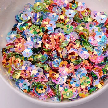 

6/8/10mm Plum pointed concave shape Sequins Shape PVC loose Sequins Glitter Paillettes for manicure/sewing/wedding accessories