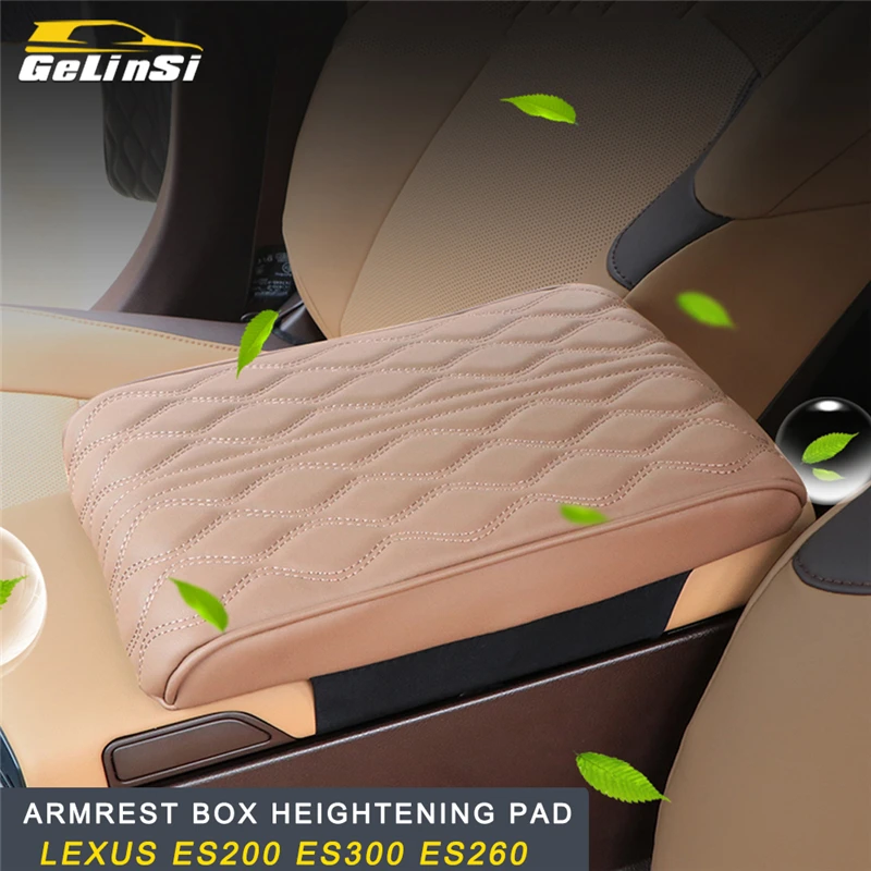 

GELINSI Car Armrest Box Heightening Pad Cover Trim Interior Accessories for Lexus ES 2018 ES200 ES300 ES260