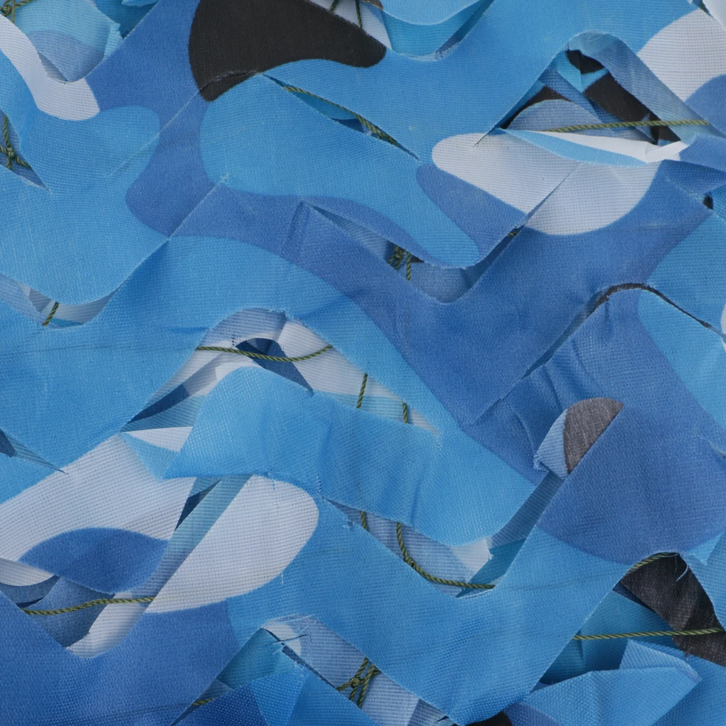 Outdoor Marine Camouflage Net Netting Tree Houses Theme Parks Film Base Decor for Sunshade Camping Shooting Hunting Net